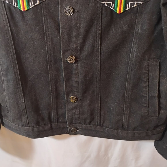 Ruthless Art Print Vintage Denim Jacket - Picture 7 of 16